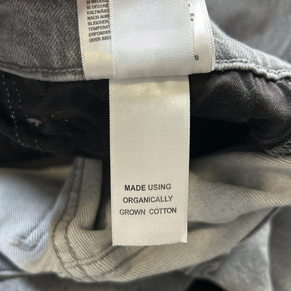 AGOLDE Nico High Rise Skinny Jeans Grey Sz 24 Organic Cotton Stretch NEW - Picture 12 of 15